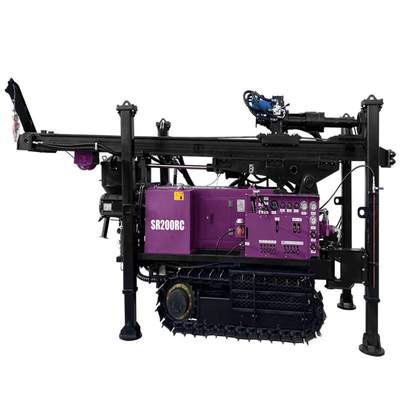 Hoge mobiliteit Hydraulische boormachine Lifting Force 10T Core Boorapparatuur Reverse Circulation RC Boormachine
