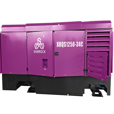 Vaste luchtcompressor schroef 410kw Diesel mijnbouw luchtcompressor machine