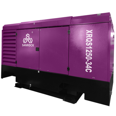 1750 rpm snelheid Hoogdruk schroefluchtscompressor Draagbare luchtcompressor machine voor waterput