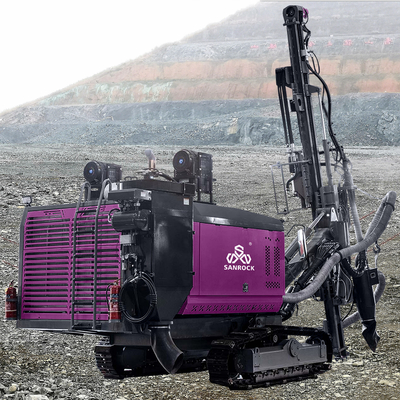Mijnbouw Rots Blast Hole Boor Rig Kracht 194kw Crawler DTH Boormachine Hydraulisch Boor Rig