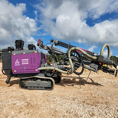 Geïntegreerde DTH-boormachine Mijnbouwapparatuur Blasthole 30m Diepte Crawler Hydraulische boormachine