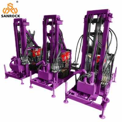Kleine boormachine voor waterputten Aanhangwagen Gebouwde boormachine voor waterputten Boormachine voor boorgaten