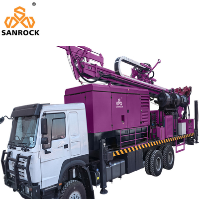 Truck gemonteerde boormachine met modderpomp waterput boormachine omgekeerde circulatie boormachine