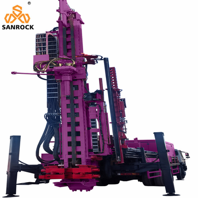 Truck gemonteerde boormachine met modderpomp waterput boormachine omgekeerde circulatie boormachine