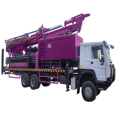 Truck gemonteerde boormachine met modderpomp waterput boormachine omgekeerde circulatie boormachine
