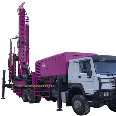 Truck gemonteerd waterput boormachine 132KW Diesel omgekeerde circulatie boorgat boormachine