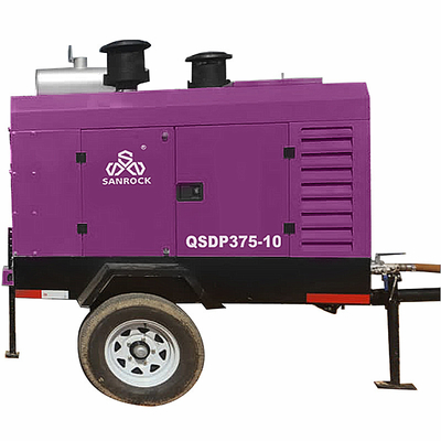 Portable Air Compressor Screw Air Cooling System Small Rotary Screw Air Compressor