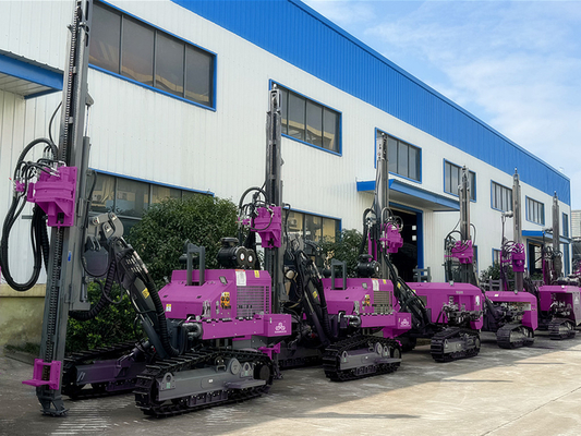 Mijnbouw DTH Boormachine 30m Boringhole Crawler Boormachine Hydraulisch Down The Hole Boor Rig