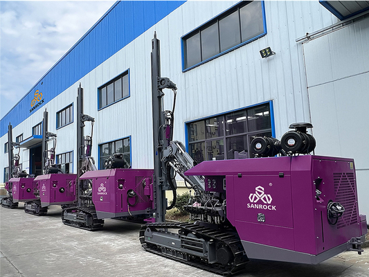 Mijnbouw DTH Boormachine 30m Boringhole Crawler Boormachine Hydraulisch Down The Hole Boor Rig