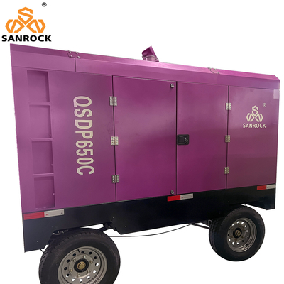 Schroefluchtcompressor Dieselmachine Kracht 194kw Schroef aandrijving Luchtcompressor Mobiele luchtcompressor te koop