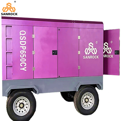 Kleine roterende schroef luchtcompressor Laag lawaai schroef luchtcompressor 18m3/min Draagbare luchtcompressor machine