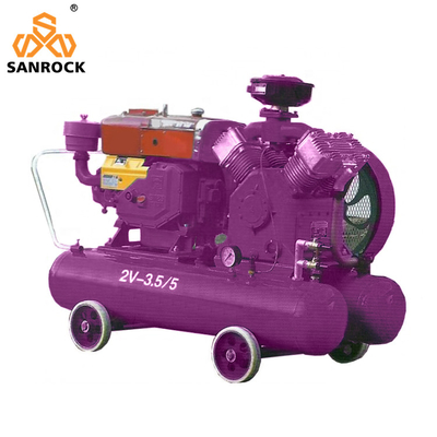 Gordeldreven luchtcompressor Laag geluid Industrieel luchtcompressor Reciprocating Air Compressor Machine