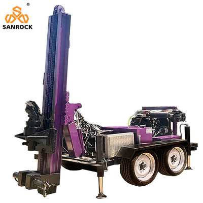 Waterput boorrig Diepte 300m Waterboorapparatuur aanhangwagen gemonteerde waterput boorriggen te koop
