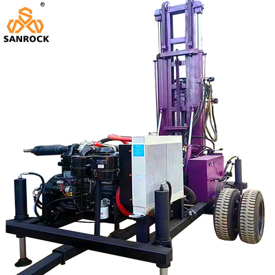 Mobiele waterboringsapparatuur Volledig hydraulisch boorapparaat waterboringsapparaat
