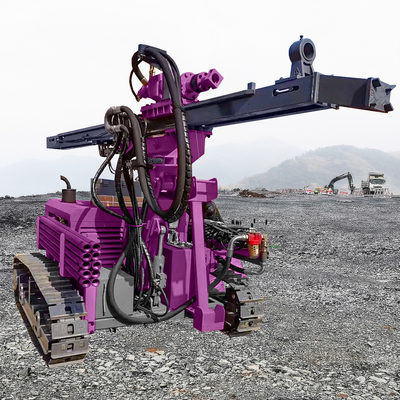 Borrelmachine voor oppervlaktebooringen DTH-boormachine Rotatiesnelheid 180 r/min Crawlerboormachine