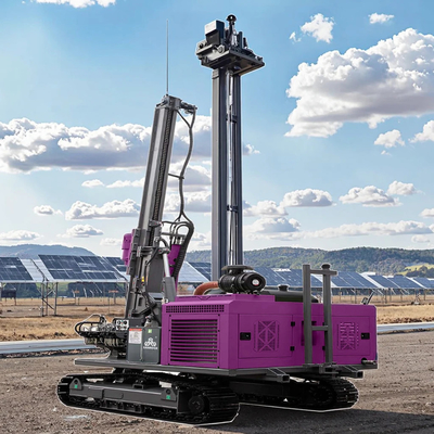 Pile Driving Equipment Groundwork Solar Pile Drilling Rig Hydraulische schroef Pile Driver