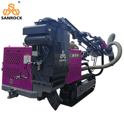 Hard Rock Boring Hole Boormachine Kracht 93kw oppervlakte boor rigs mijnbouw Crawler boor rig