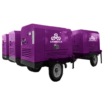 Portable Air Compressor Screw Air Cooling System Small Rotary Screw Air Compressor