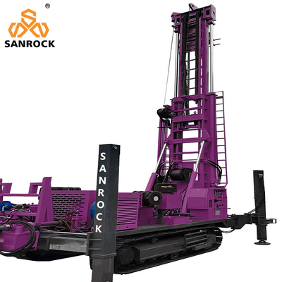 Waterput boormachine Lifting Force 60T Well Drilling Rig Crawler Waterput boormachine