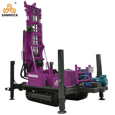 Draagbare boormachines voor het boren van waterputten Diepe boormachine Lifting Force 52T Boormachine voor waterputten
