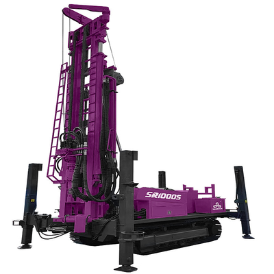 Draagbare boormachines voor het boren van waterputten Diepe boormachine Lifting Force 52T Boormachine voor waterputten