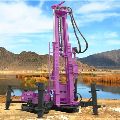 Draagbare boormachines voor het boren van waterputten Diepe boormachine Lifting Force 52T Boormachine voor waterputten