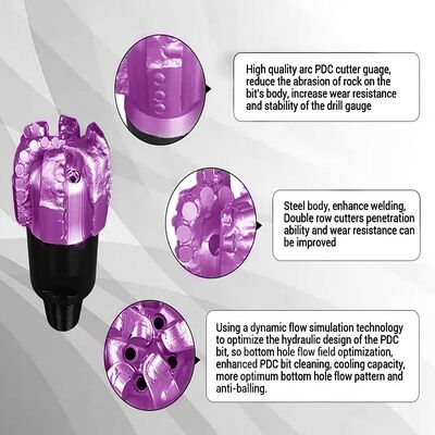 Fabrikant PDC High Performance Mining Drill Bit Diamond PDC Drilling Bit