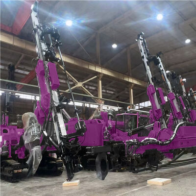 Hard Rock Boring Hole Drilling Equipment Diepte 36m Mining Drilling Machine Crawler DTH Drilling Rig