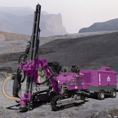 Gescheiden DTH-boorplatforms Roterend koppel 2500N.m Boorgatboorapparatuur Oppervlakteboorplatforms