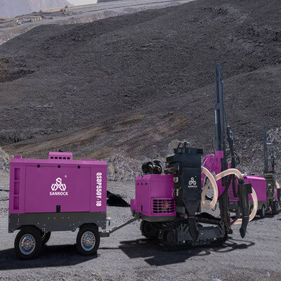 Hydraulische DTH hamer boormachine Lifting Force 25KN Mining Boormachine Crawler Boormachine