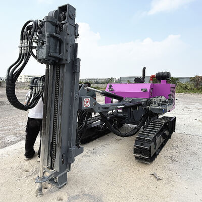 Top Hammer Drilling Machine High Efficiency Blast Hole Drill Rigs Portable Small Drilling Rig