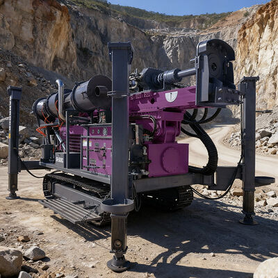 Steenkernboormachine Mijnbouw Exploratieboorplatform Omgekeerde circulatie Crawler Boorplatform