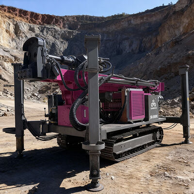 Steenkernboormachine Mijnbouw Exploratieboorplatform Omgekeerde circulatie Crawler Boorplatform