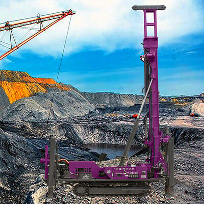 Crawler Rock Core Drilling Machine Geological Exploration Drill Rigs  Hydraulic Core Drilling Rig