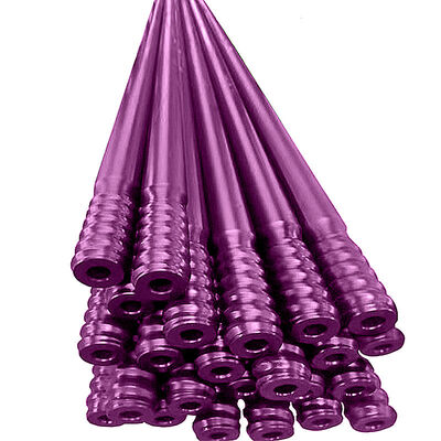 Schroefdraad stalen staaf T38/T45/T51 Rotsboor gereedschap Hoge prestaties Tophamer boorstang