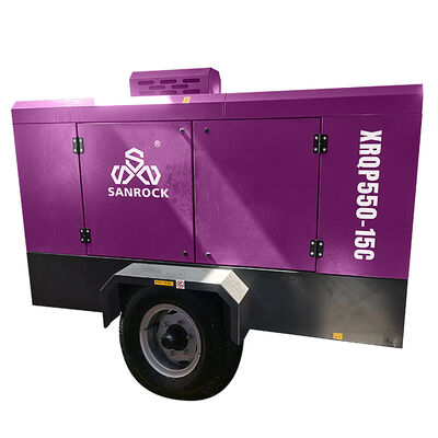 Schroefluchtcompressor 153 kW motor Diesel luchtcompressor Draagbare luchtcompressor machine