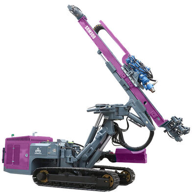 360° draaibare DTH-boormachine met maximaal 150 m boordiepte en hydraulische besturing voor harde rotsontploffingsgaten