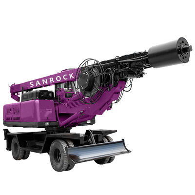 Impact Rotary Boorinstallatie Infrastructuurprojecten Bouwmachine Mobiele Boormachine