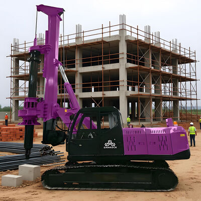 Hoogprecisie Rotary Auger Boring Hole Drilling Rig 15m Diepte Hydraulische Rotary Drilling Rig