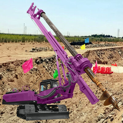 Rotary Drilling Rig Borehole Depth 20m Highway Municipal Construction Drilling Equipment Portable Drilling Rig