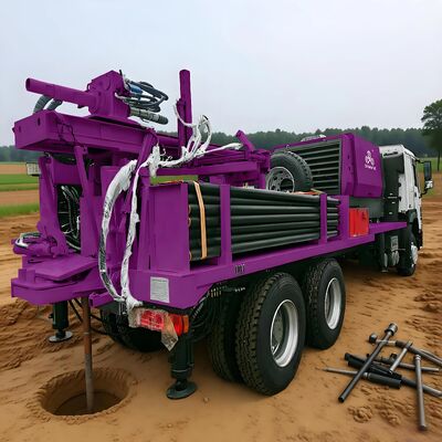 Hydraulische boormachine voor waterputten, constructie en industriële watervoorziening, hoogrendement waterputboormachine