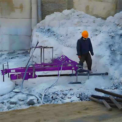 Horizontale boorplatform 60m Diepte Rotary Boorplatform Machine Mining DTH boorplatform te koop