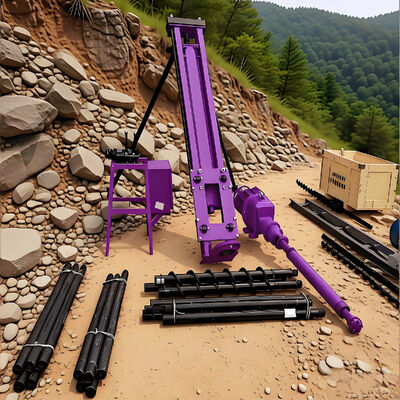 Multiple Angles Blast Hole Boormachine Pneumatische rotsboormachine Draagbare DTH-boormachine