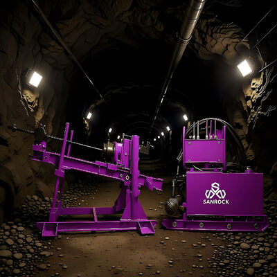 Compacte tunnelboorinstallatie Ondergrondse geologische boormachine Hydraulische kernboorinstallatie
