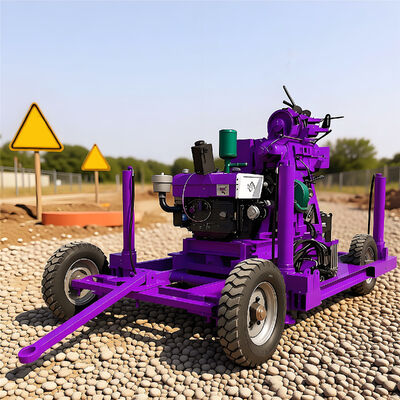 Trailer Core Drilling Rig Betrouwbare ondergrondse bemonsteringsboormachine Diamond Core Drilling Rig fabrikant