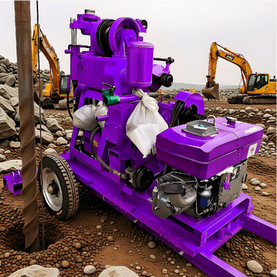 Hydraulic Core Drilling Rig Rotary Borehole Drilling Equipment Geological Core Drilling Rig Machine 