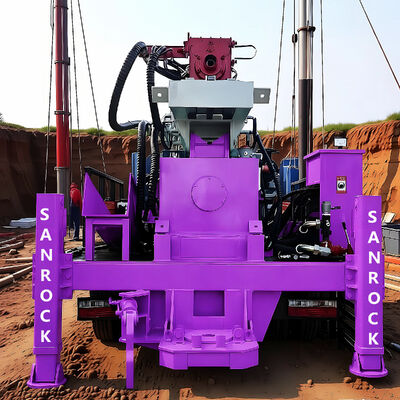 Multifunktioneel boorapparaat voor waterputten Geothermische boormachine Crawler Boorapparaat voor waterputten Leverancier