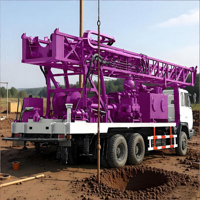 Groundwater Well Drilling Equipment Robuuste prestaties Truck Mounted Water Well Drilling Rig Machine