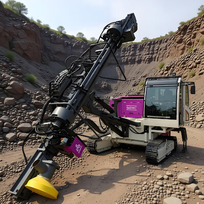 Integrated DTH Drilling Rig Enclosed Cabin and Automatic Rod Changing System Surface Drilling Rig for Sale