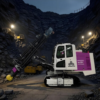 Compact cabine ontwerp Crawler boormachine High Speed Blast Hole Boormachine Mining DTH Boormachine